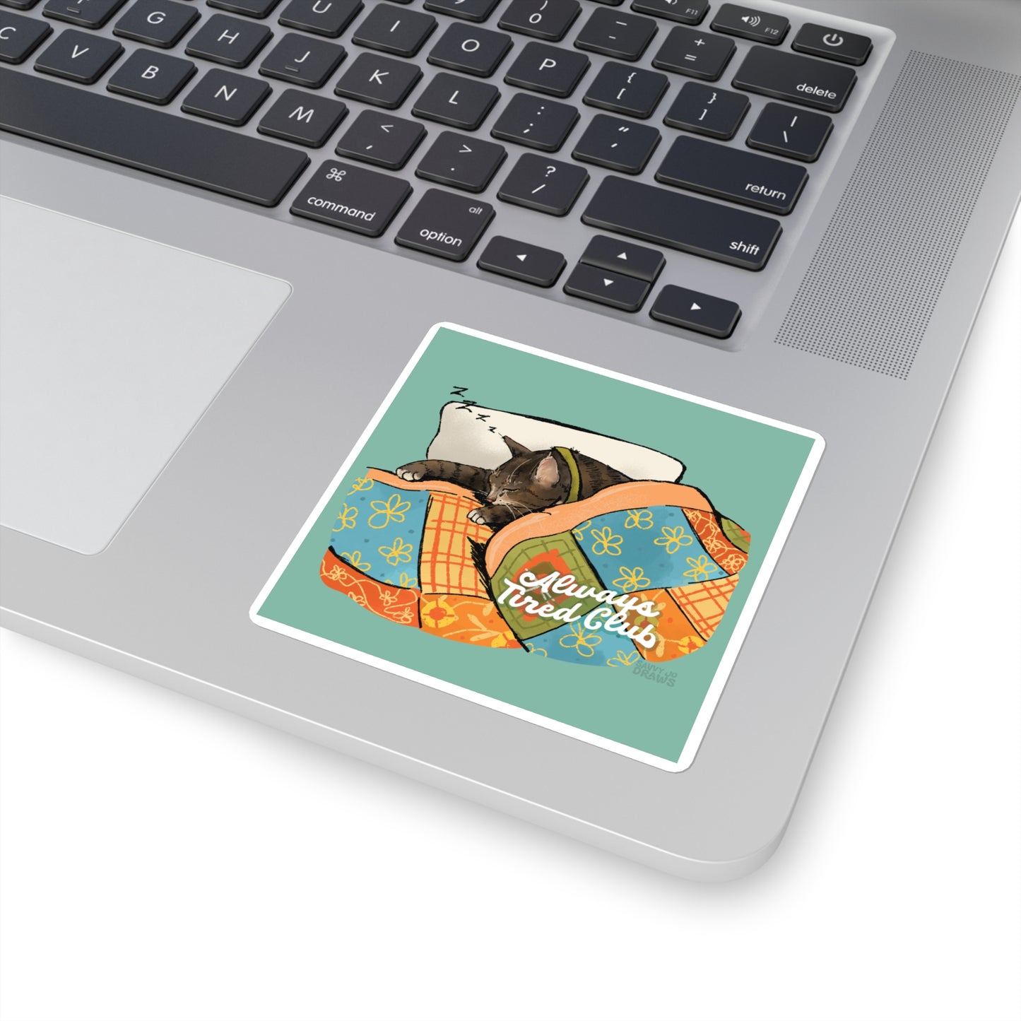 Always Tired Club Sticker