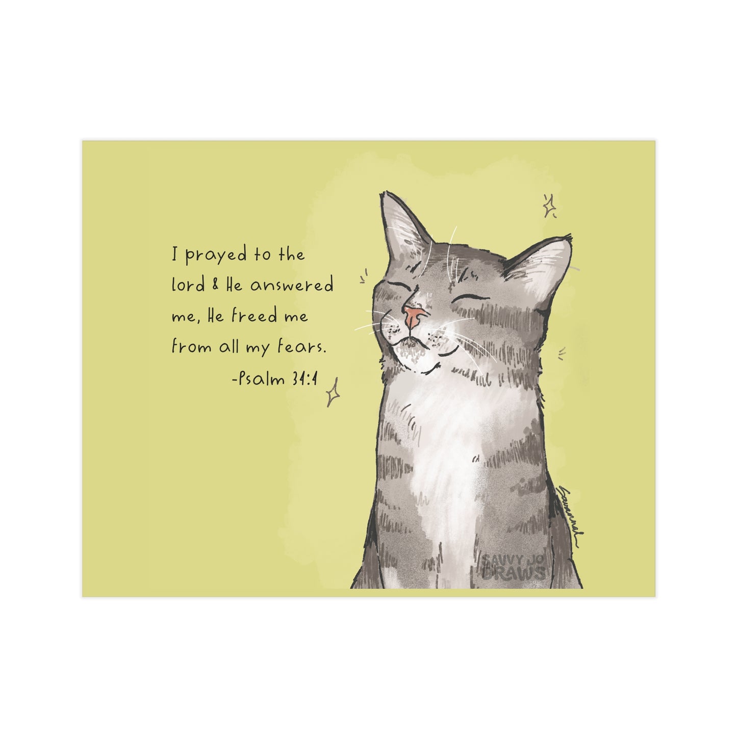Happy Cat Print