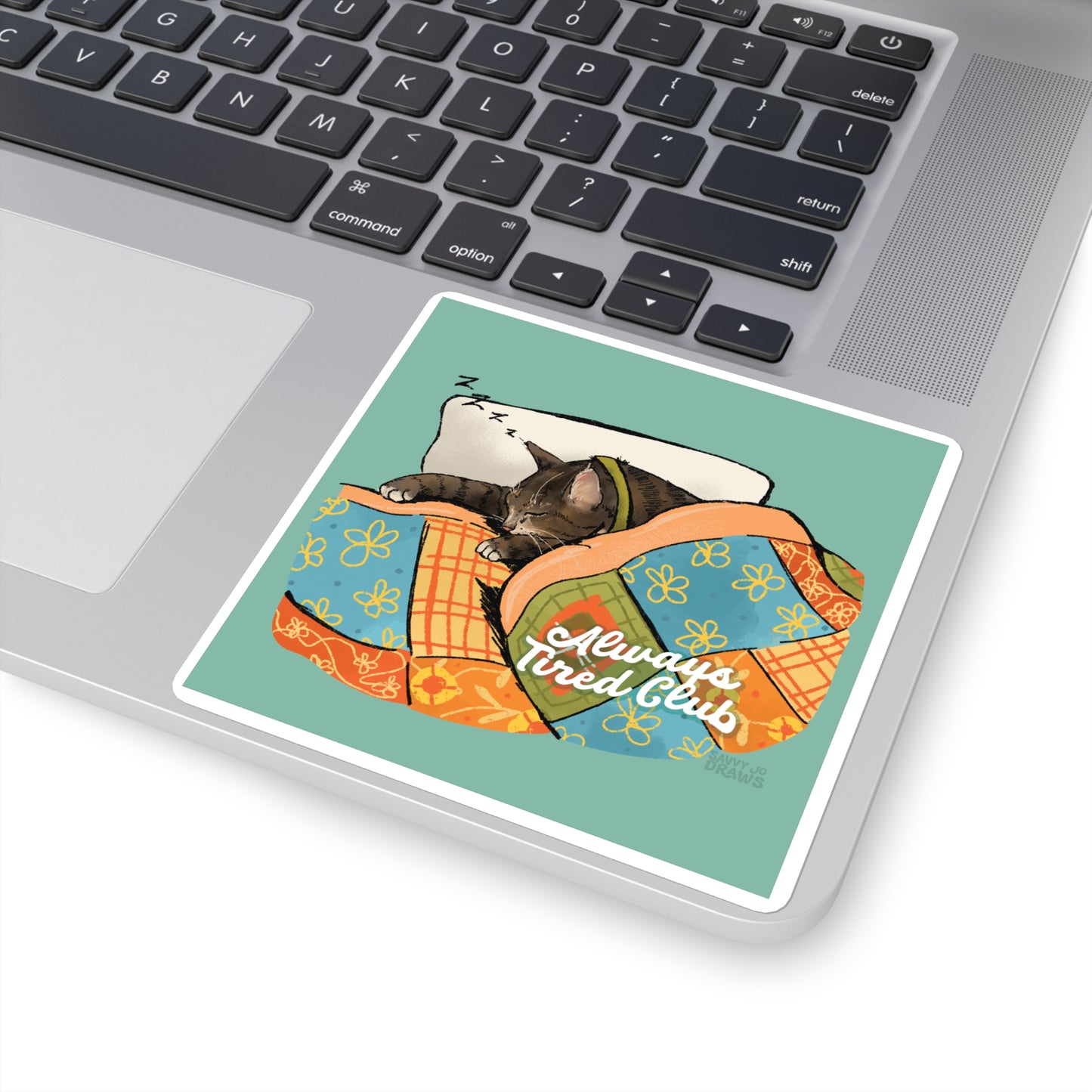 Always Tired Club Sticker