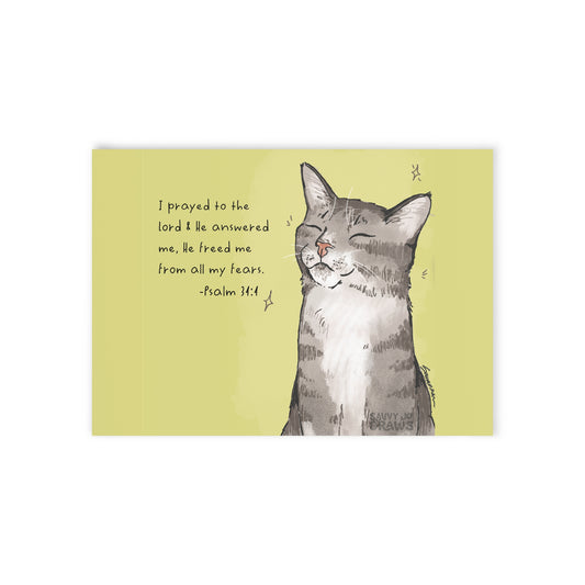 Happy Cat Greeting Card